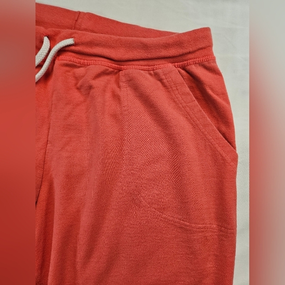 Hanes Womens Coral Pink Athletic Pull On Capri Sweatpants Size Large - Picture 3 of 8